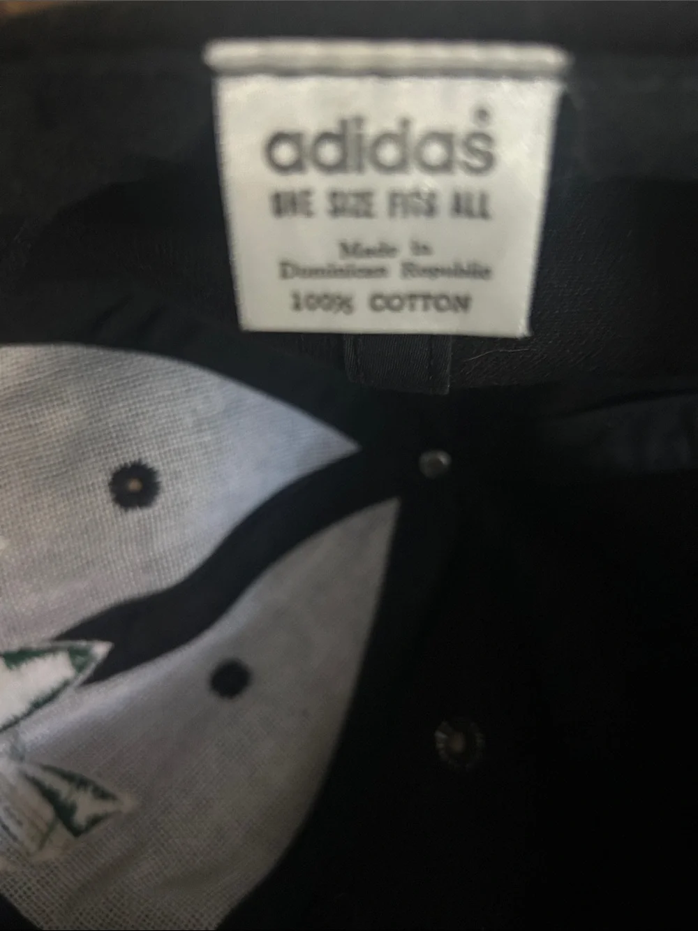80’s 90’s adidas Black & Green Trefoil Baseball Cap